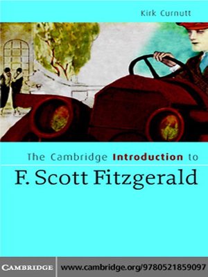 The Cambridge Introduction to F. Scott Fitzgerald - ebook